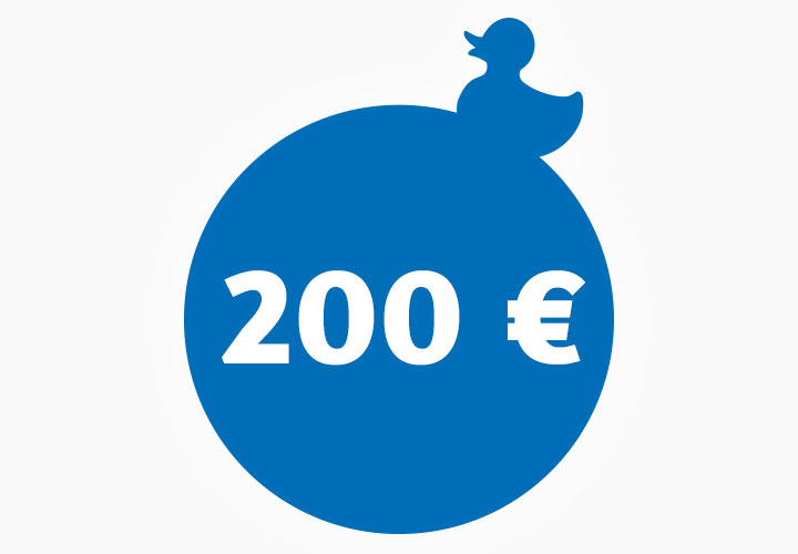Wertgutschein 200,00 €