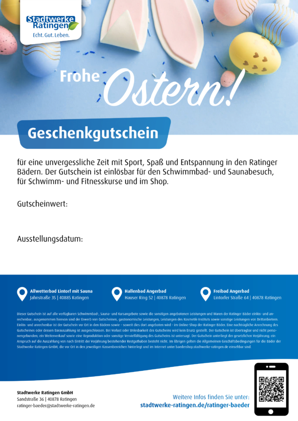 Gutschein Ostern 2026